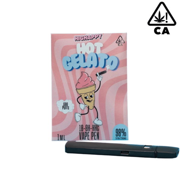 10-OH-HHC Vape Pen - Gelato - 98% - Cali Vape Pen - Extra Strong