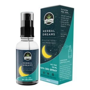 Herbal Dreams CBD Mundspray mit Melatonin - 10% CBD - 30ml