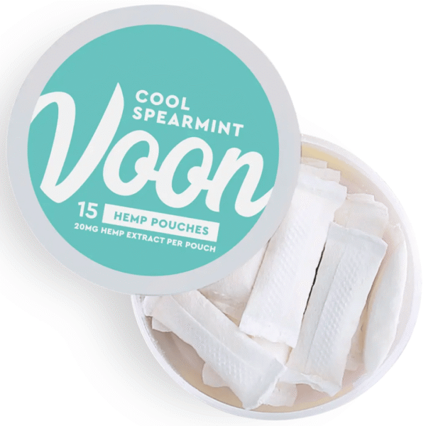 CBD Hemp Pouches Cool Spearmint – 300 mg CBD, 15 Stück, Nikotinfrei ohne THC
