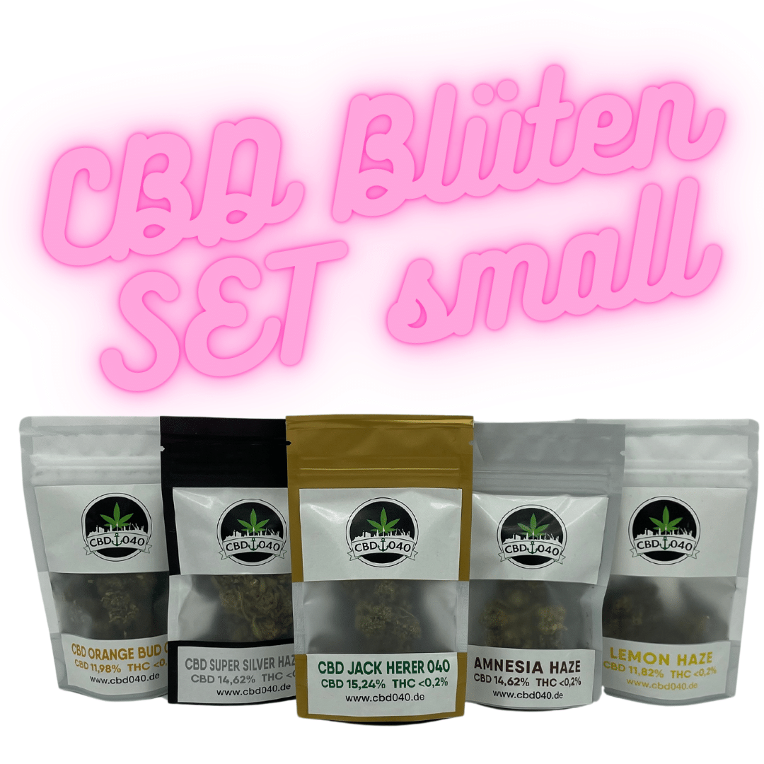 CBD Blüten 5er Bundle Set Small inkl. 5 Verschiedene Sorten in jeweils 1g
