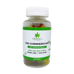 CBD Gummibärchen mit 900MG CBD in 60 Stück Dose