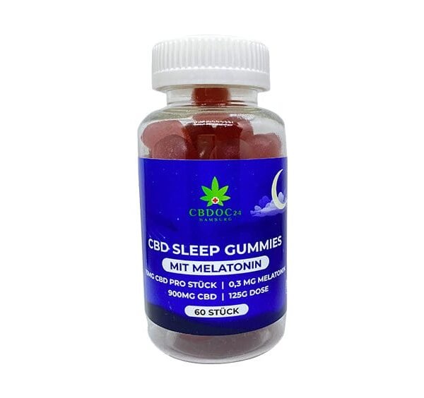 CBD Sleep Gummies mit 900MG CBD & Melatonin - 60 Stück