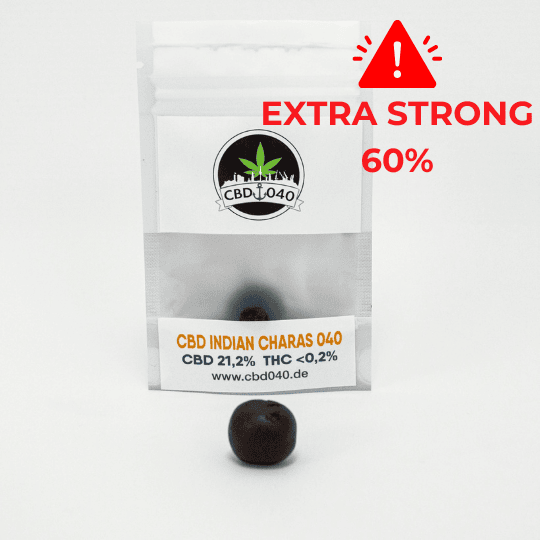 Indian Charas Extra Strong 60% - CBD Haschisch - Unsere stärkste CBD Sorte - Cannabis ohne Rezept