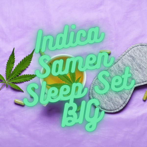 Indica Samen Sleep & Relax Bundle für den Eigenanbau - 6 verschiedene Sorten Samen - BIG - 30 Cannabissamen