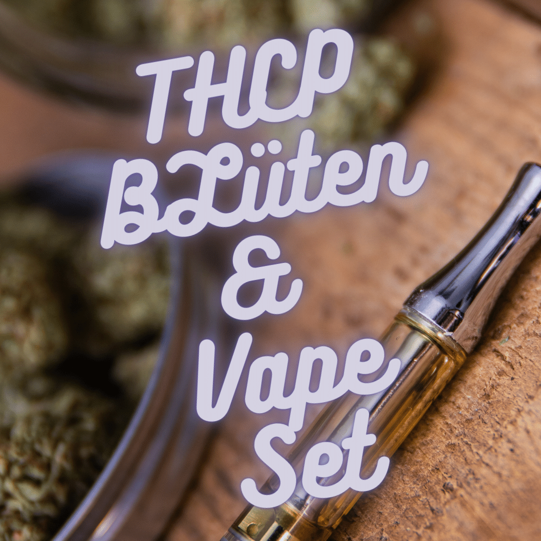 THCP Blüten & Vape Set Strong - 15% THCP Vape - 10% THCP Blüten - 3 verschiedene Sorten