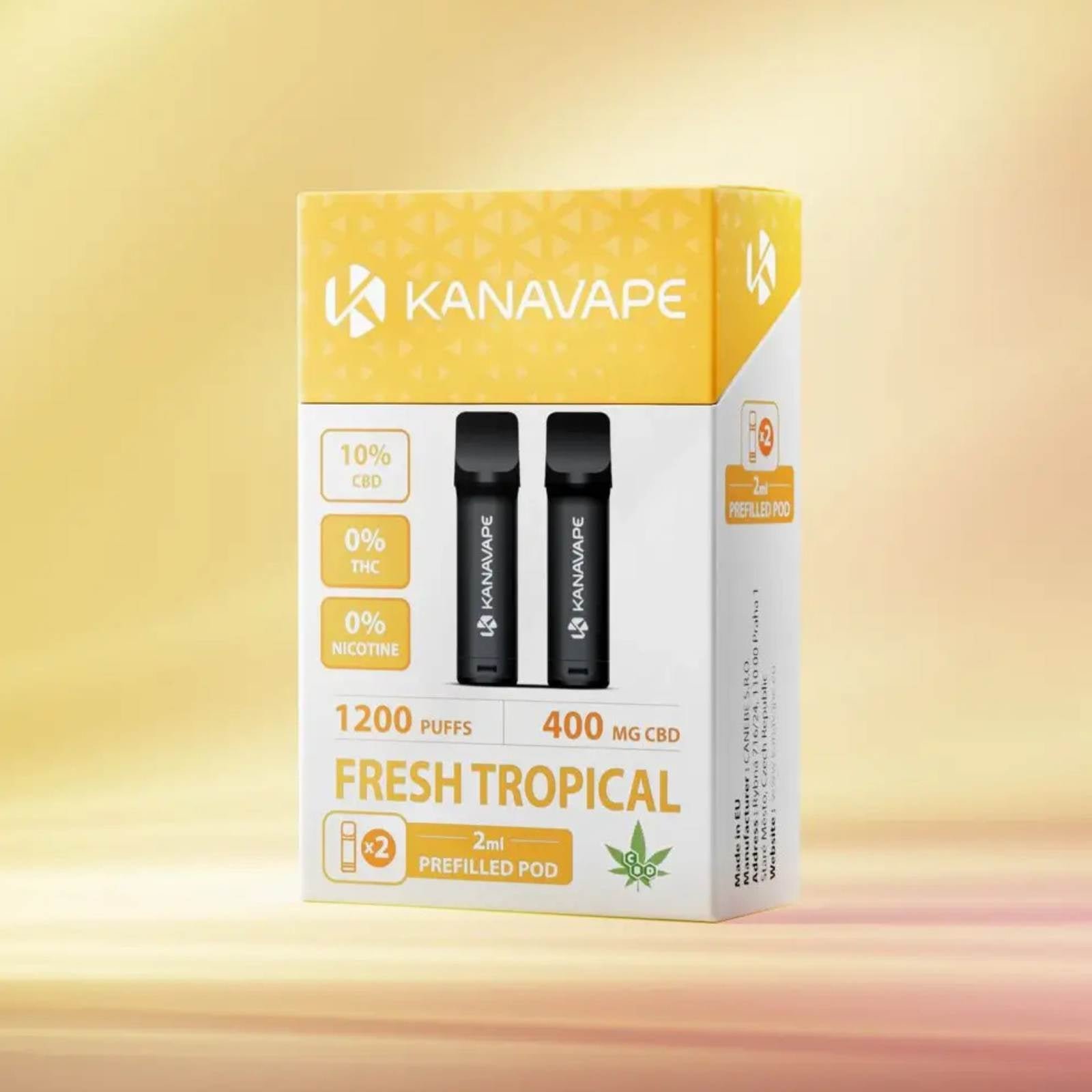 Elfbar CBD Pods Tropical Fresh mit 10 Prozent CBD und 1200 Zügen kaufen