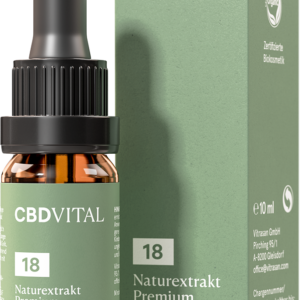 CBD Naturextrakt PREMIUM Öl 18%