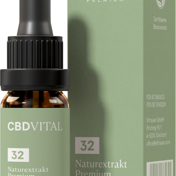 CBD Naturextrakt PREMIUM Öl 32%