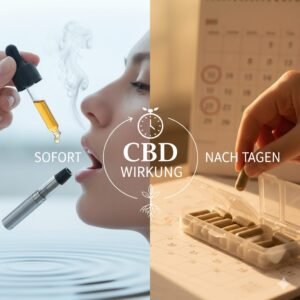 Wann wirkt CBD? Sofort oder erst nach Tagen?