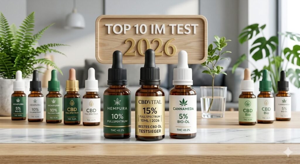 Bestes CBD Öl 2026 - Top 10 im Test
